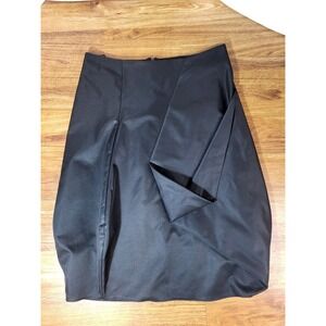NWT Ronen Chen Black Gemma Skirt Size 2